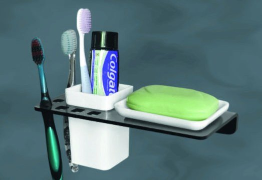 Acrylic bathroom accessories